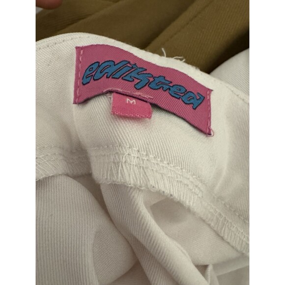 Edikted White Wide Leg Trouser -M - Picture 4 of 4